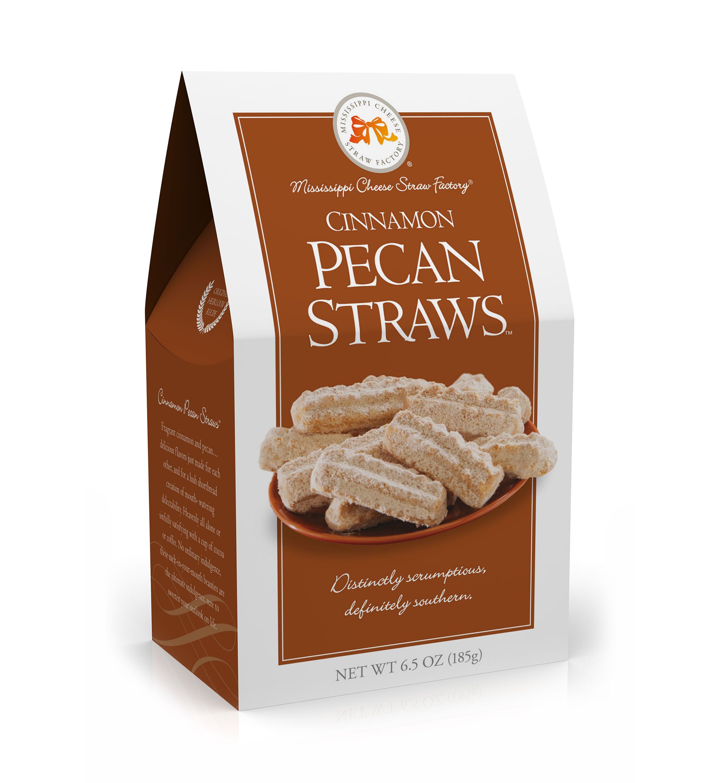 Cinnamon Pecan Straws™ 6.5 Ounce Carton