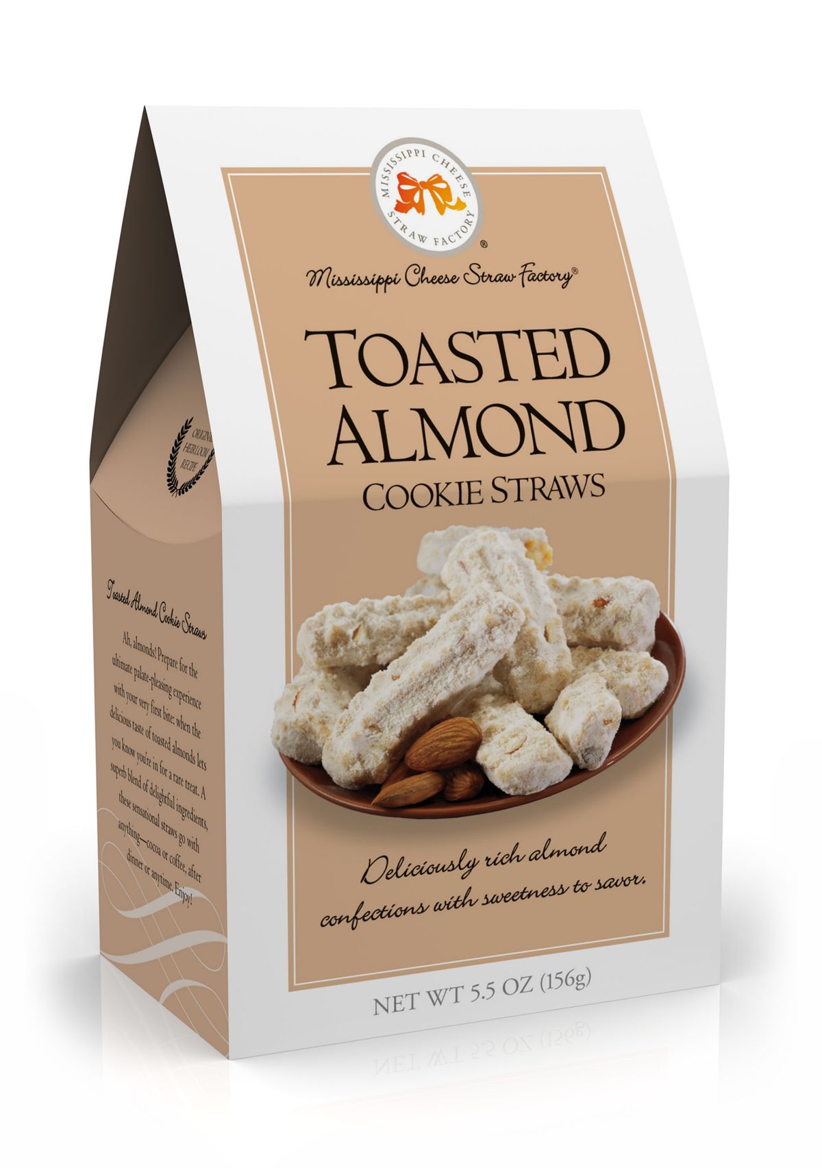 Toasted Almond Cookie Straws