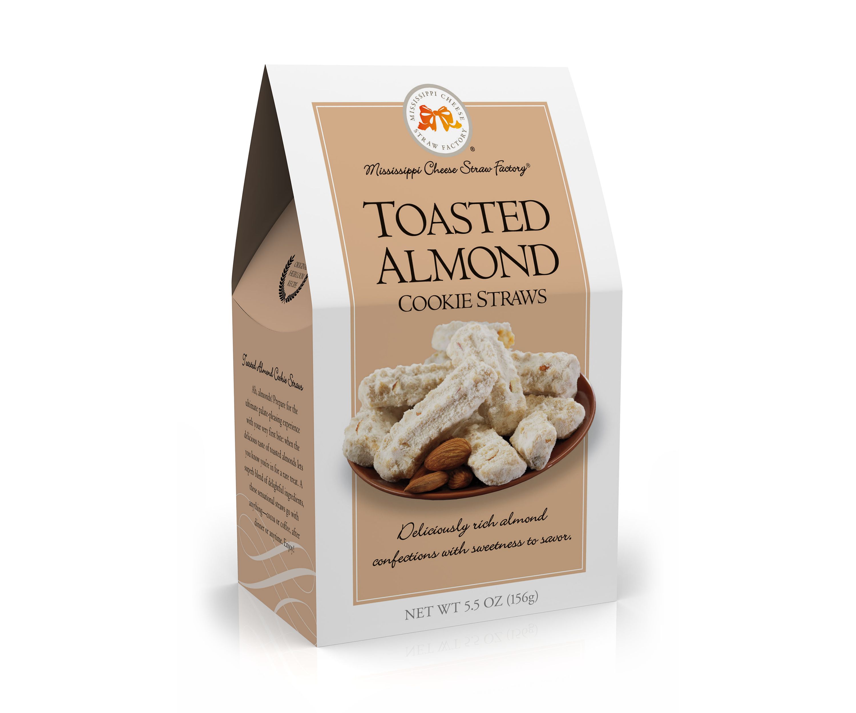 Toasted Almond Cookie Straws