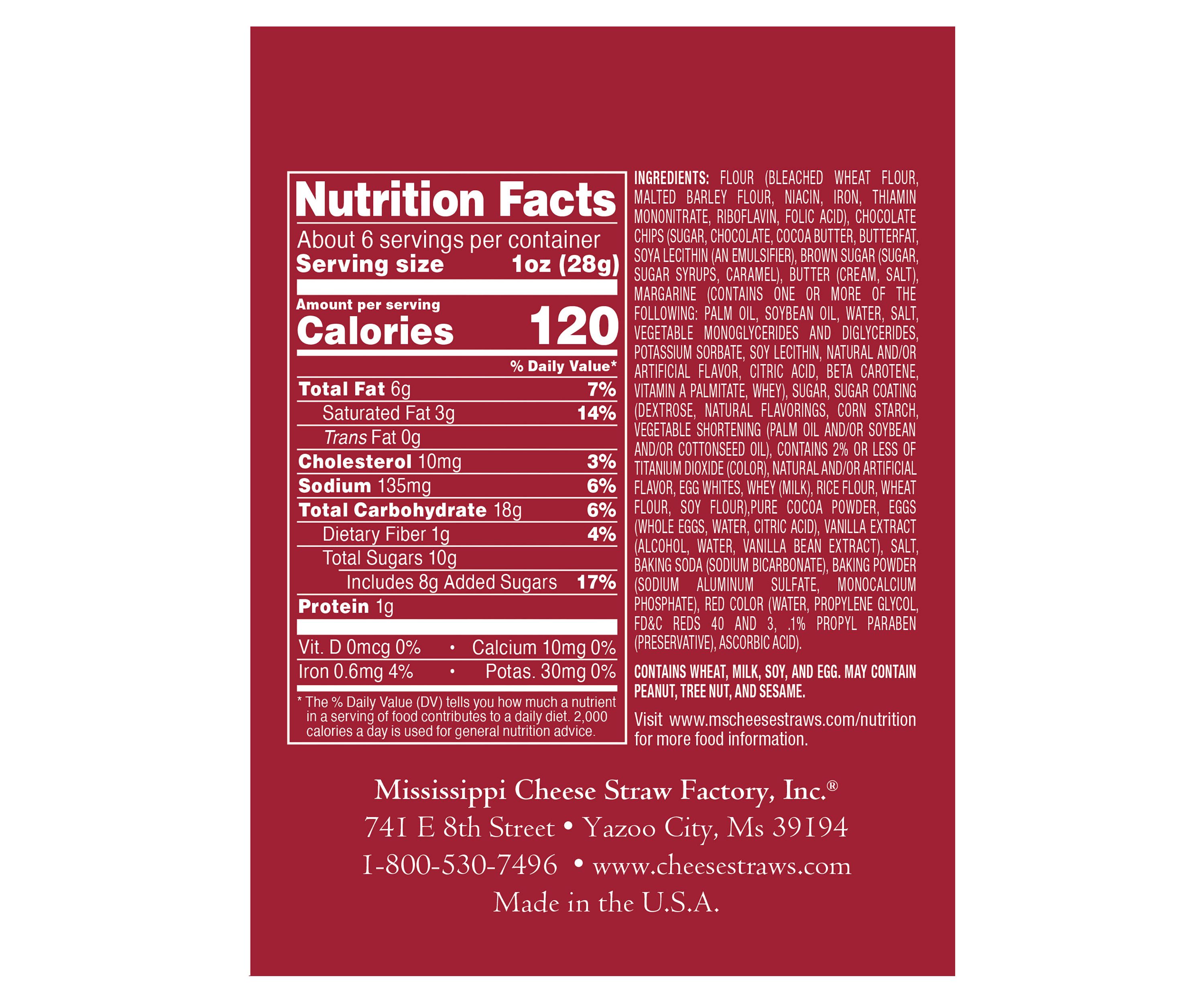Red Velvet Cookies 5.5 Ounce Carton