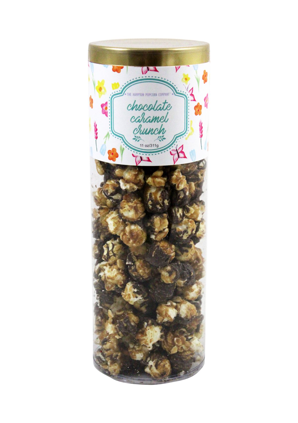 Elegant Tube of Chocolate Caramel Crunch