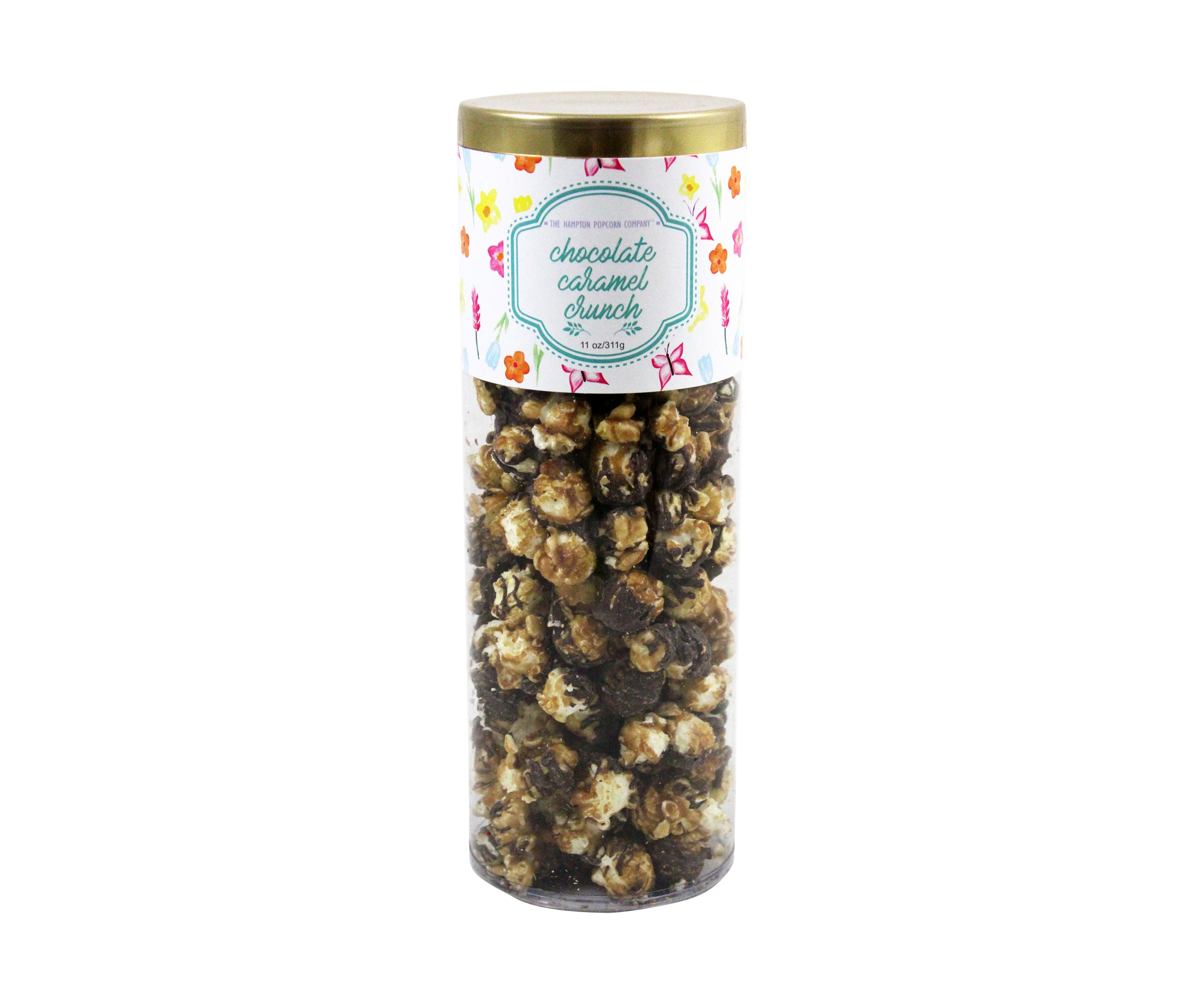 Elegant Tube of Chocolate Caramel Crunch