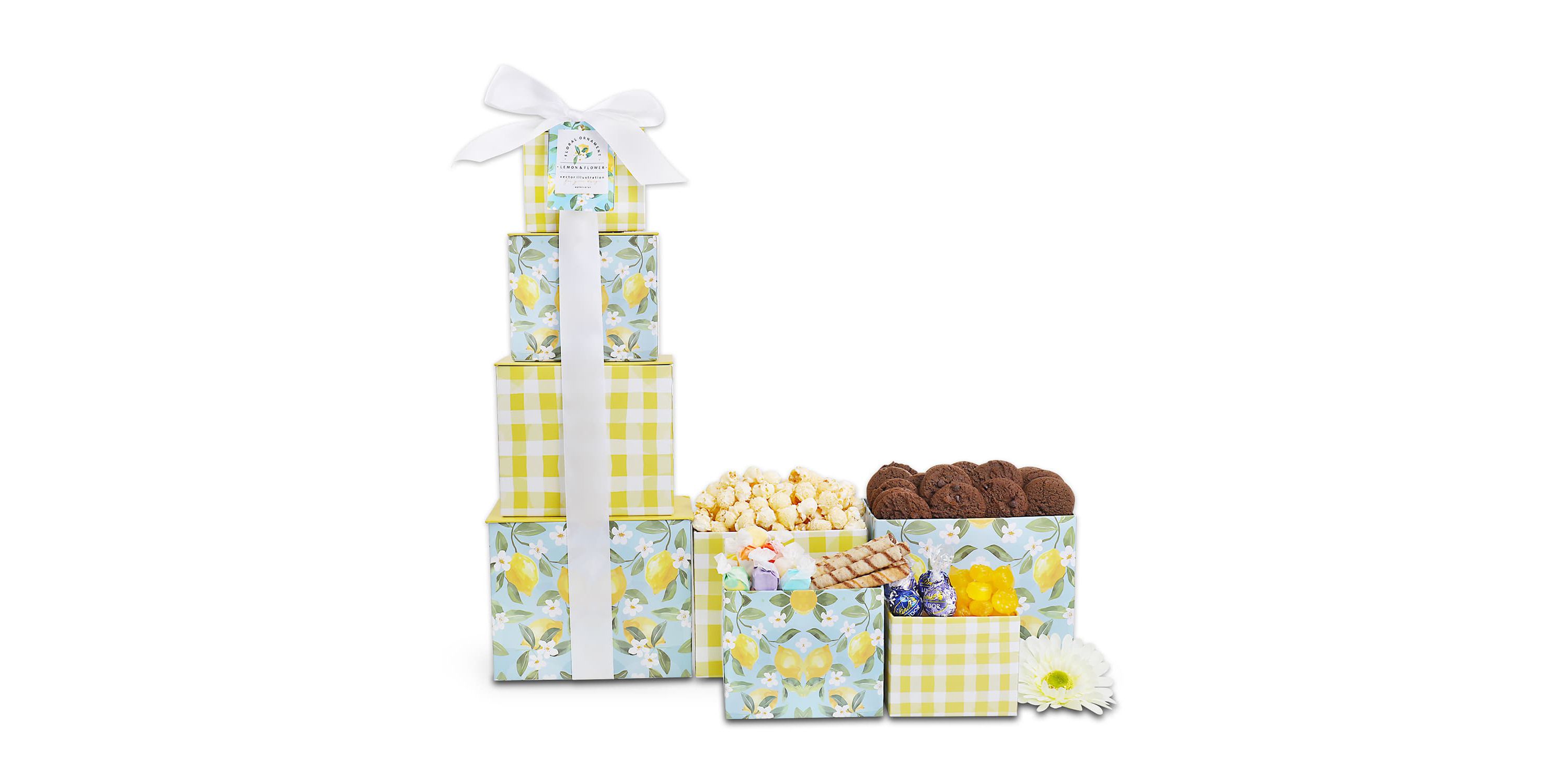Sweet Sunshine Floral Tower