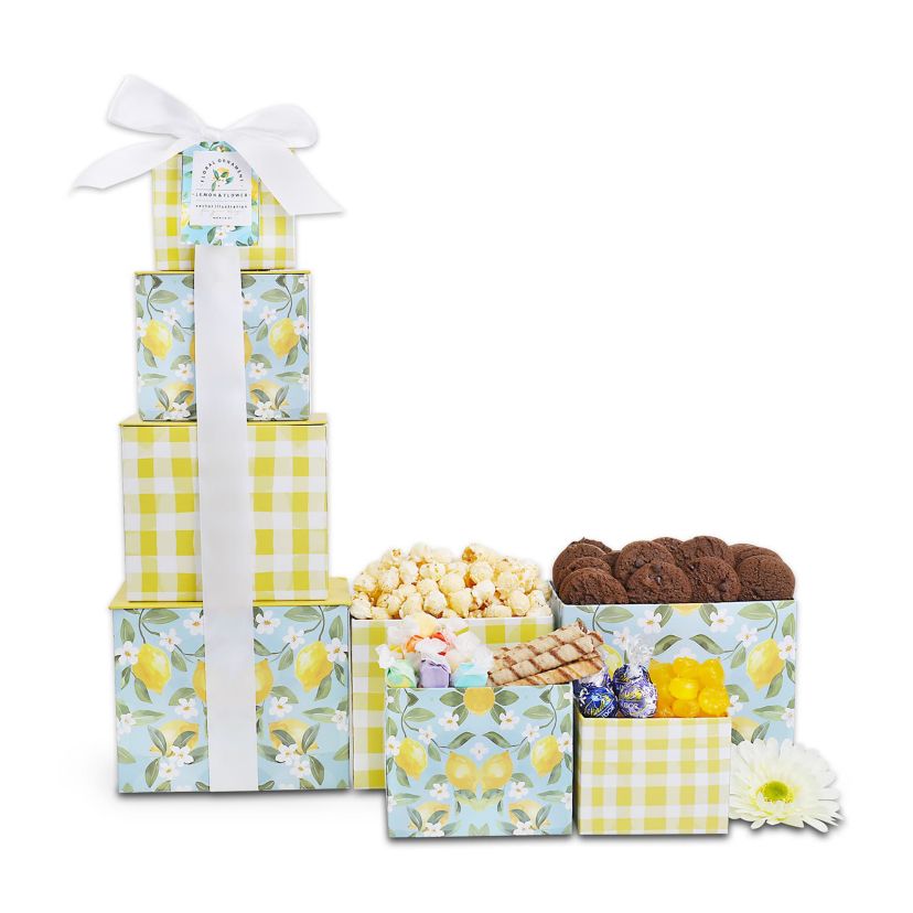 Sweet Sunshine Floral Tower