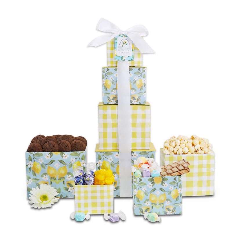 Sweet Sunshine Floral Tower
