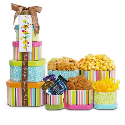 Alder Creek Gift Baskets Thank You Treats Tower