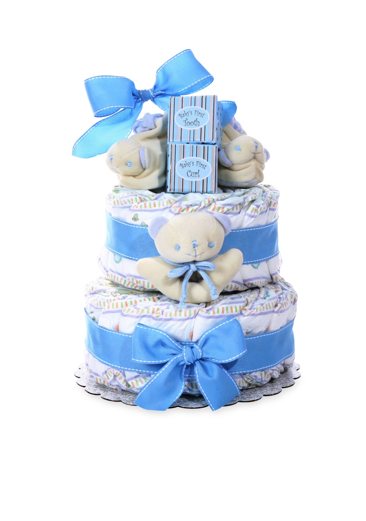 Baby Cakes 2-Tier Diaper Cake - Boy