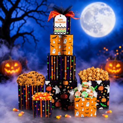 Alder Creek Gift Baskets Happy Halloween Gift Tower