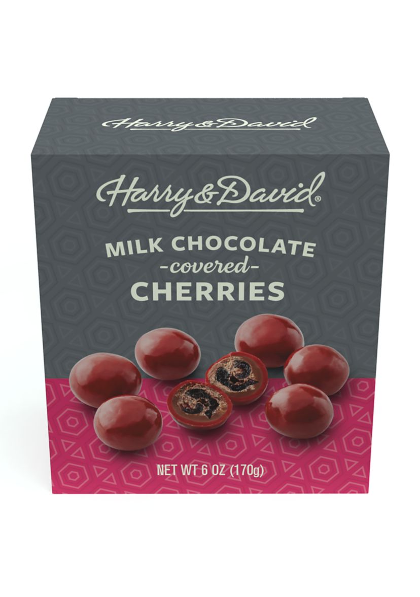 Milk Chocolate Cherries - Pink 6 oz Box