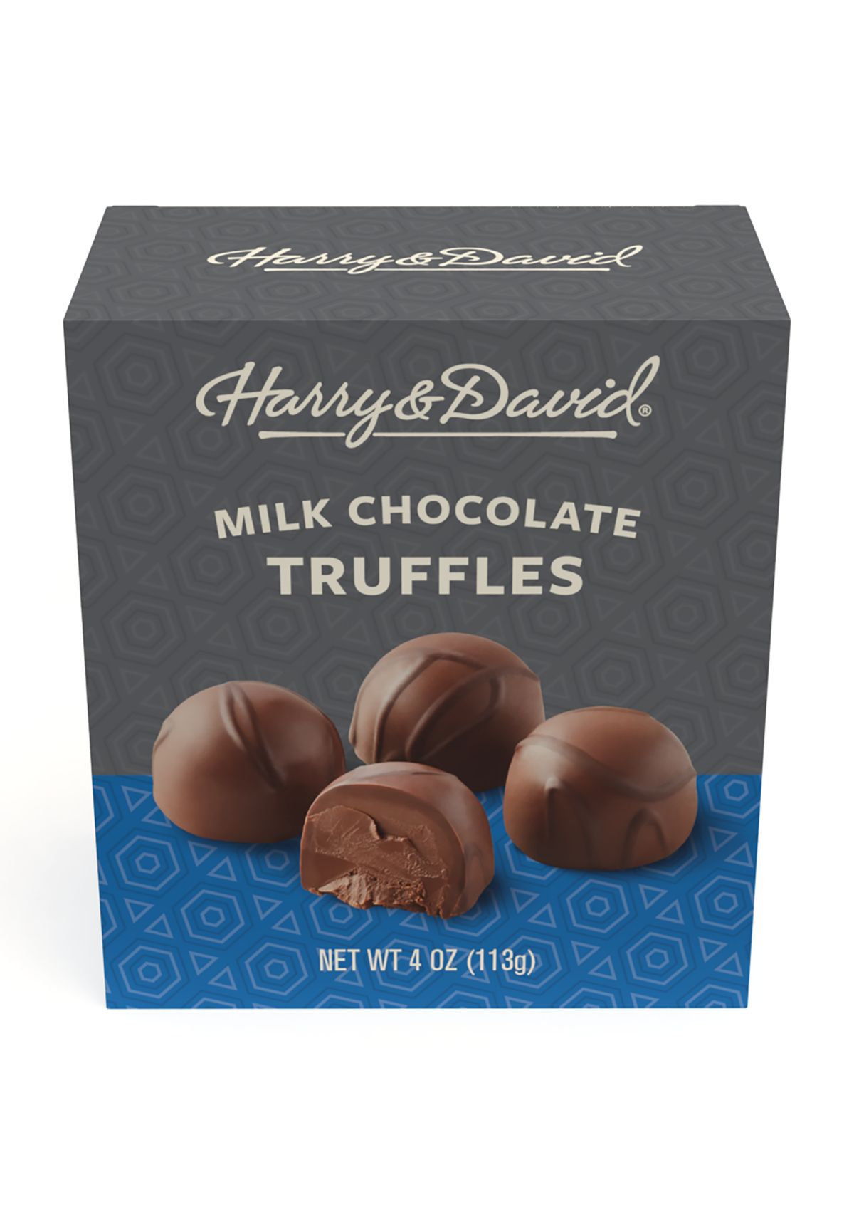 Milk Chocolate Truffle - Blue 4 oz Box