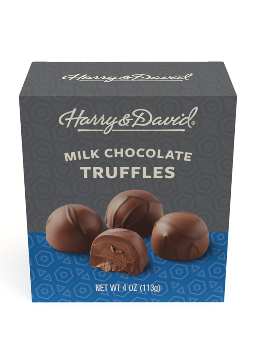 Milk Chocolate Truffle - Blue 4 oz Box