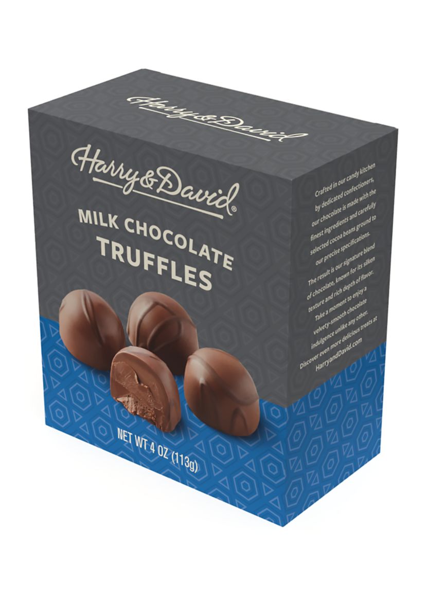 Milk Chocolate Truffle - Blue 4 oz Box