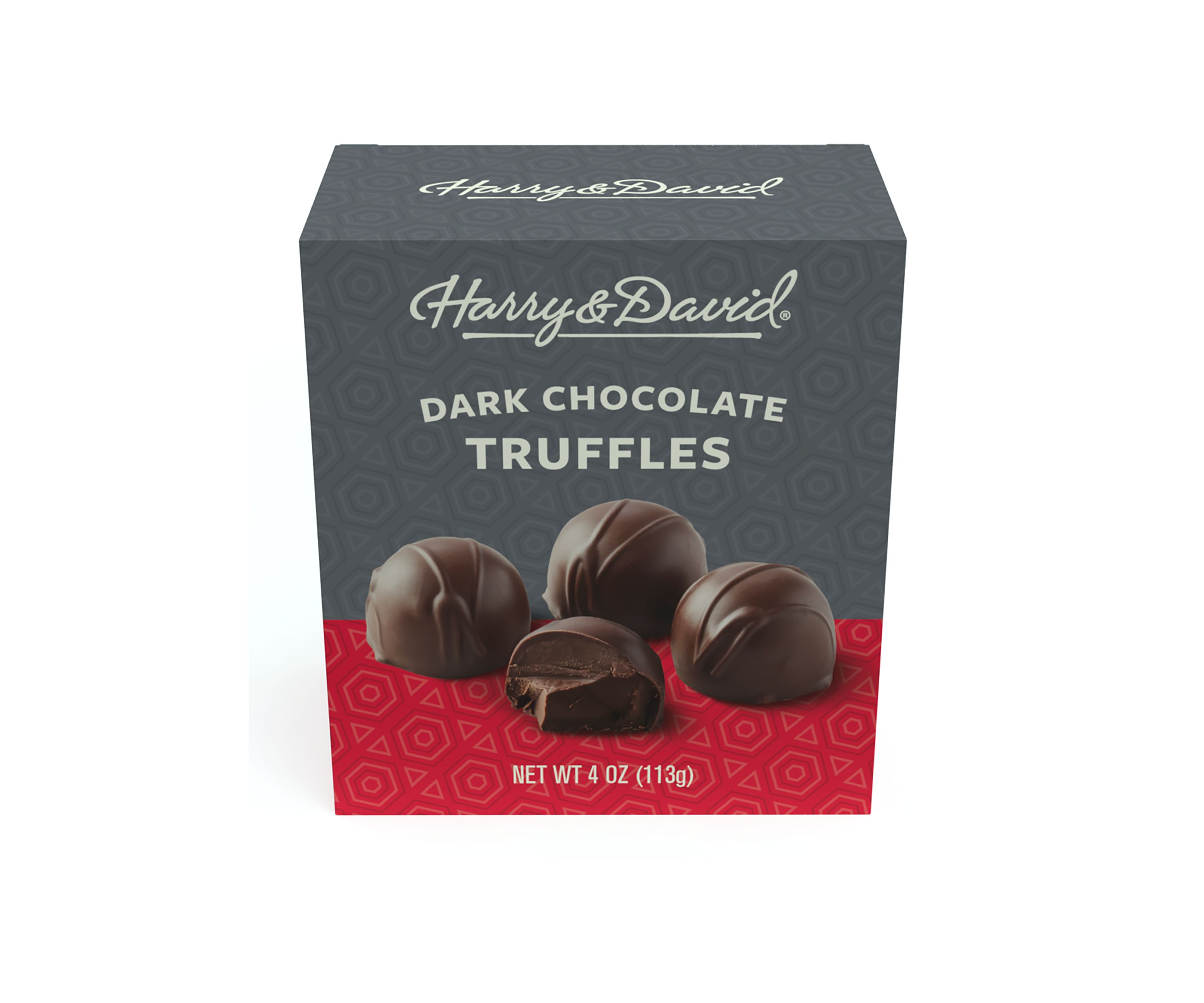 Dark Chocolate Truffle - Red 4 oz Box