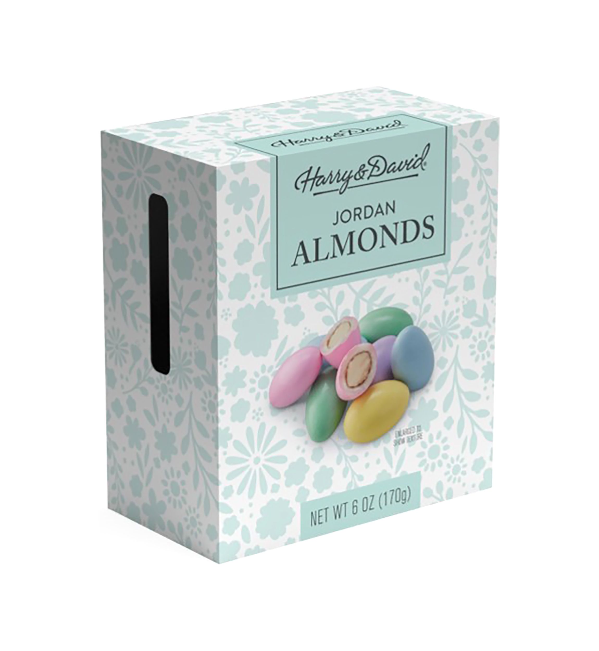 Spring Jordan Almonds - Mint Floral 8 oz Box