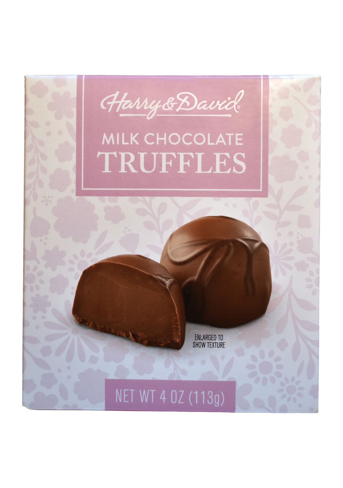 Spring Milk Chocolate Truffles - Pink Floral 6 oz Box