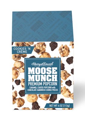 Harry and David Cookies and Cream Moose Munch Premium Popcorn 4.5 oz, 4 Ounces