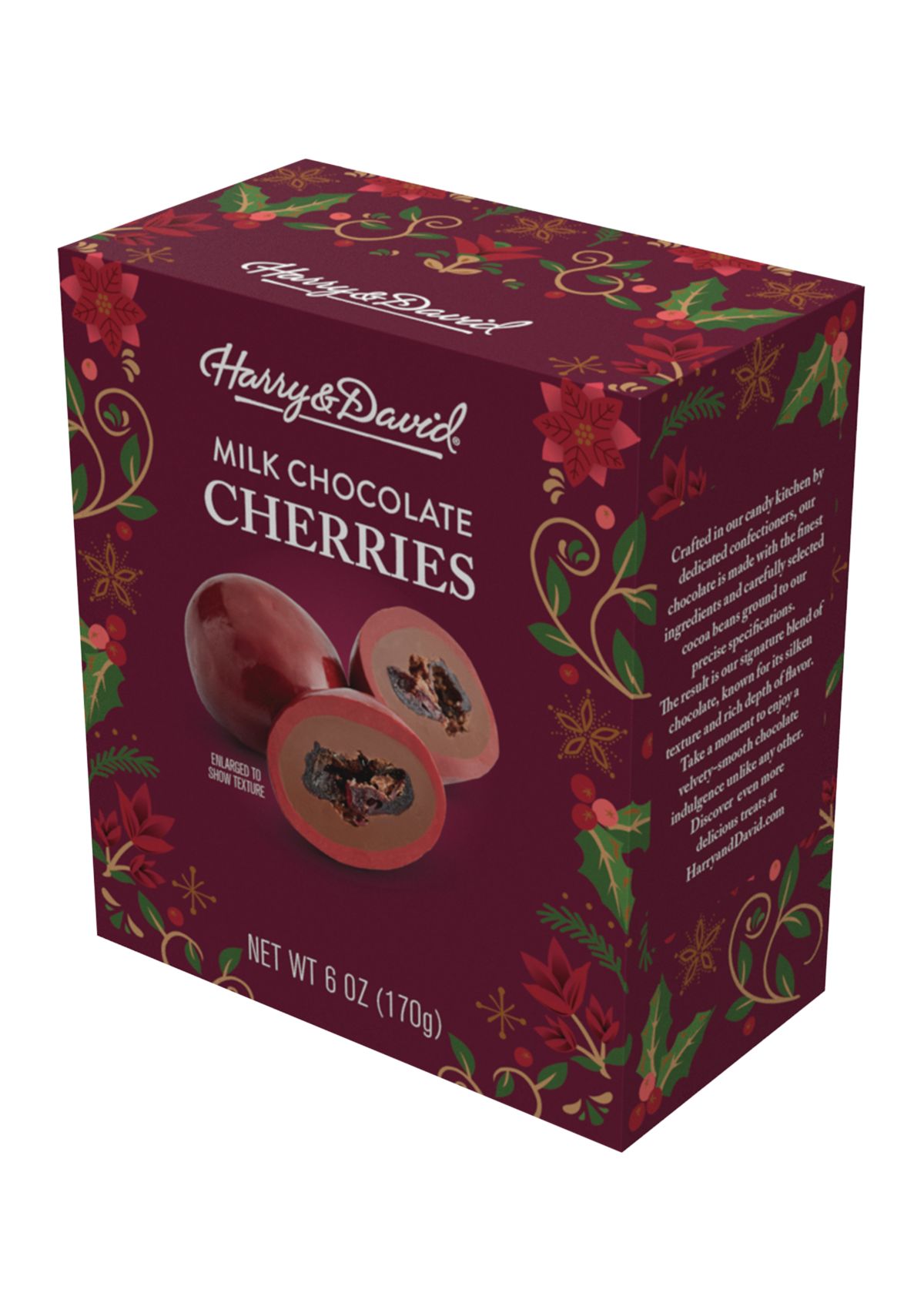 Holiday Chocolate Covered Cherries - 6 ounces