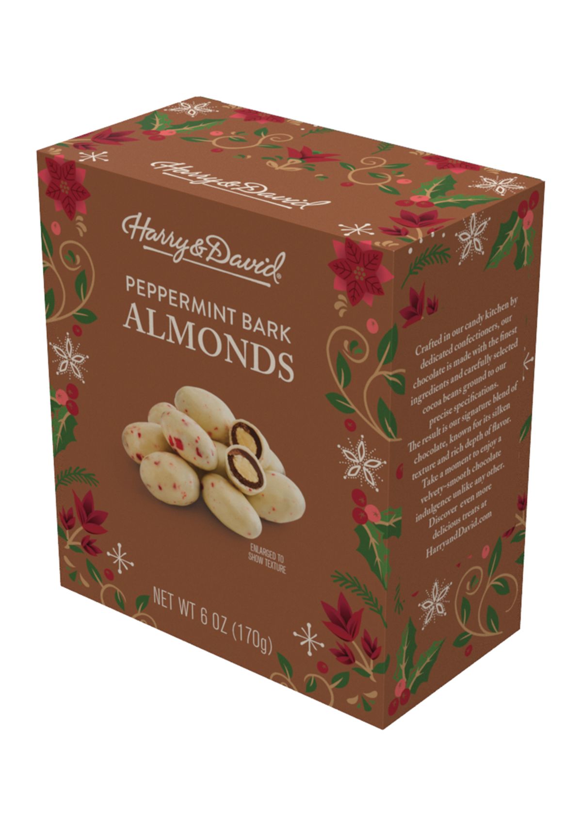 Holiday Peppermint Bark Almonds - 6 ounces