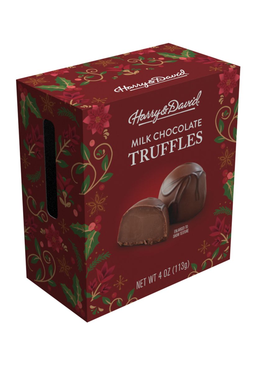 Holiday Milk Chocolate Truffles - 4 ounces