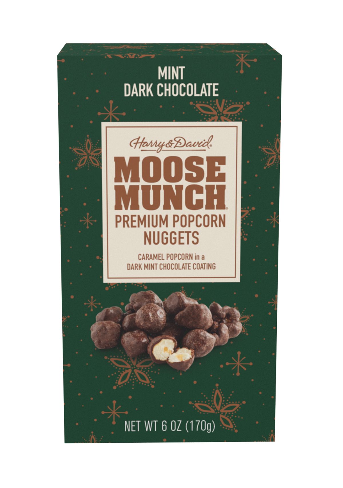 Holiday Moose Munch Mint Dark Chocolate Nuggets - 6 oz
