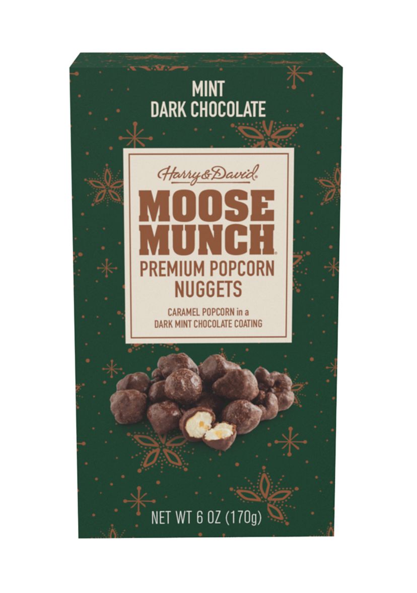 Holiday Moose Munch Mint Dark Chocolate Nuggets - 6 oz