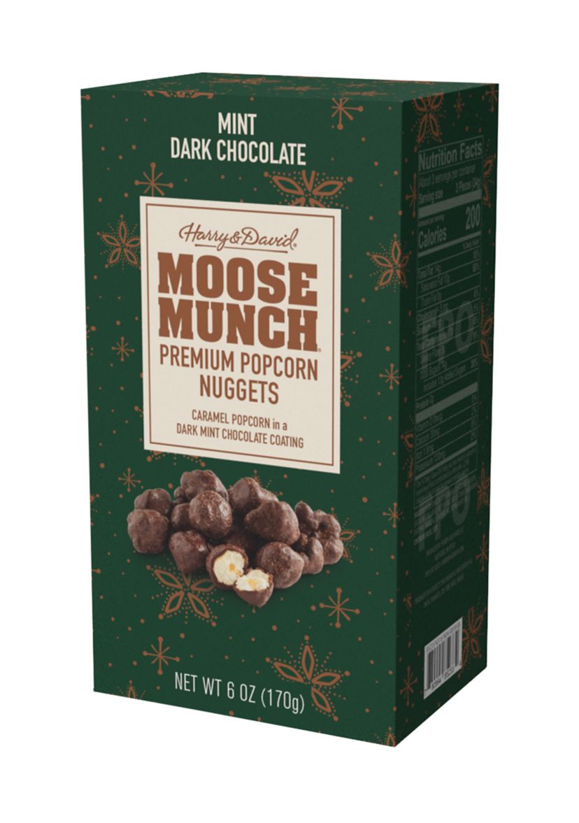 Holiday Moose Munch Mint Dark Chocolate Nuggets - 6 oz