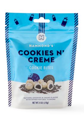 Hammond's Cookies N Creme Cookie Bites, 6 Ounces