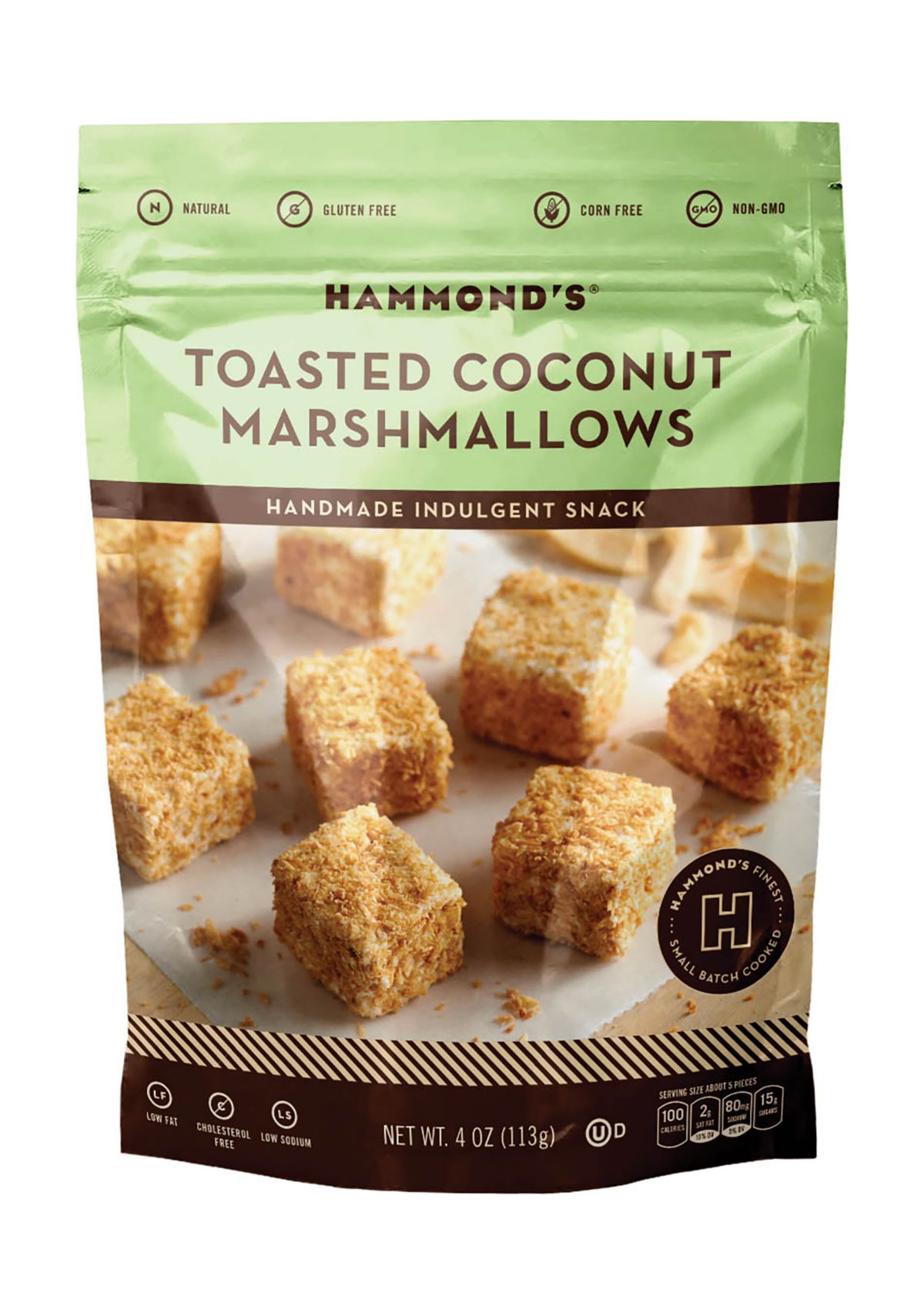 Handmade Marshmallow Toasted Coconut - 4 Ounces