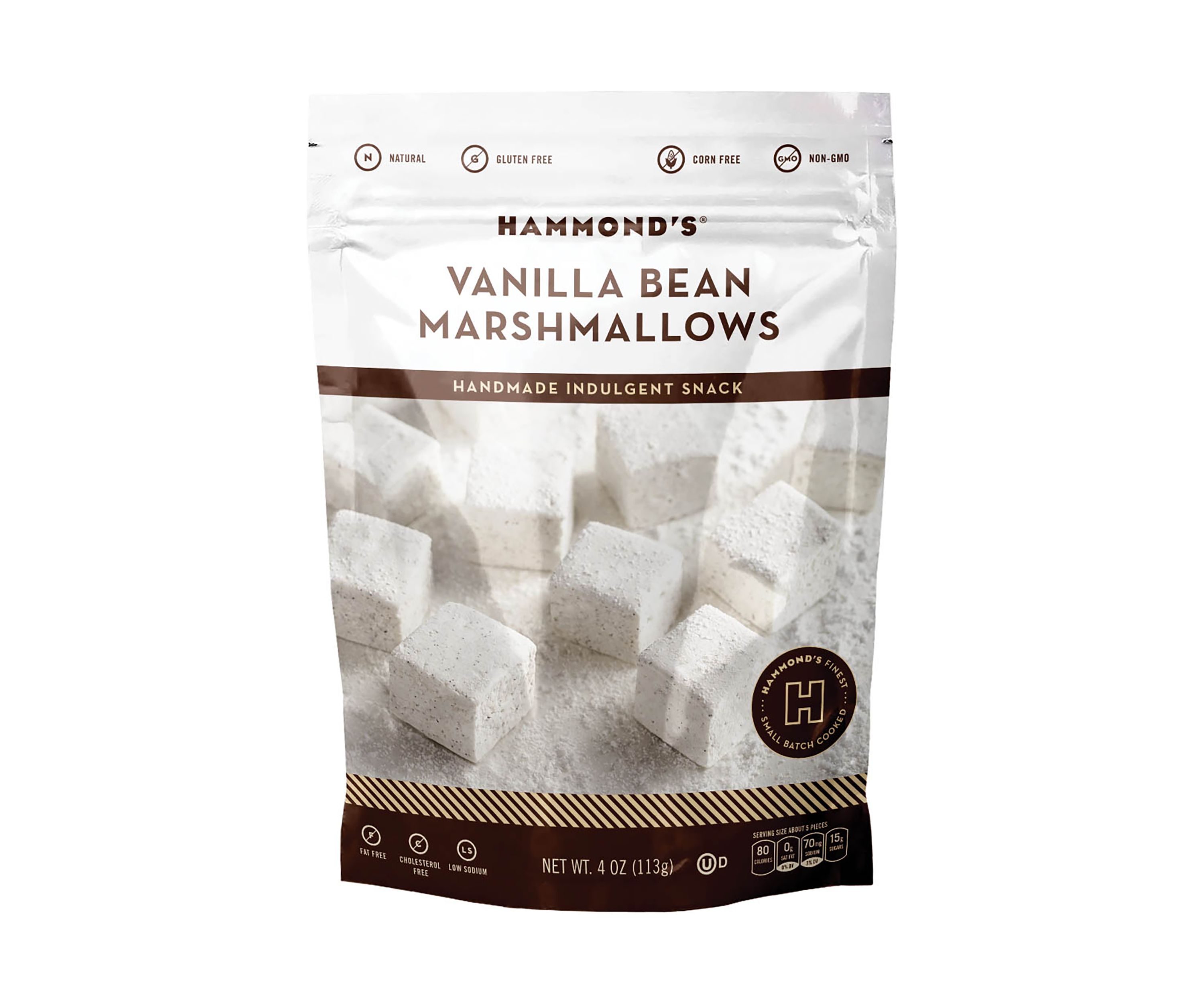 Handmade Marshmallow Vanilla Bean - 4 Ounces 