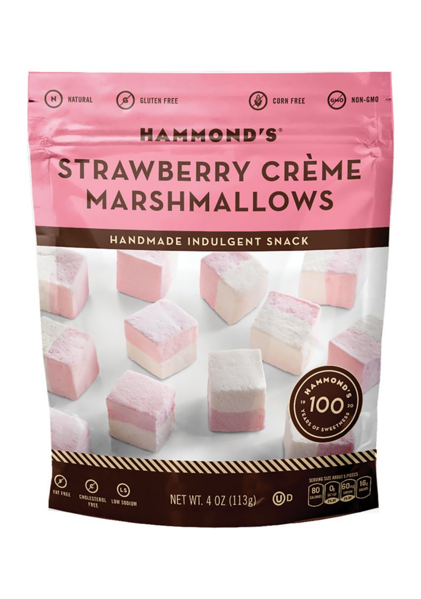 Strawberry Crème Marshmallows