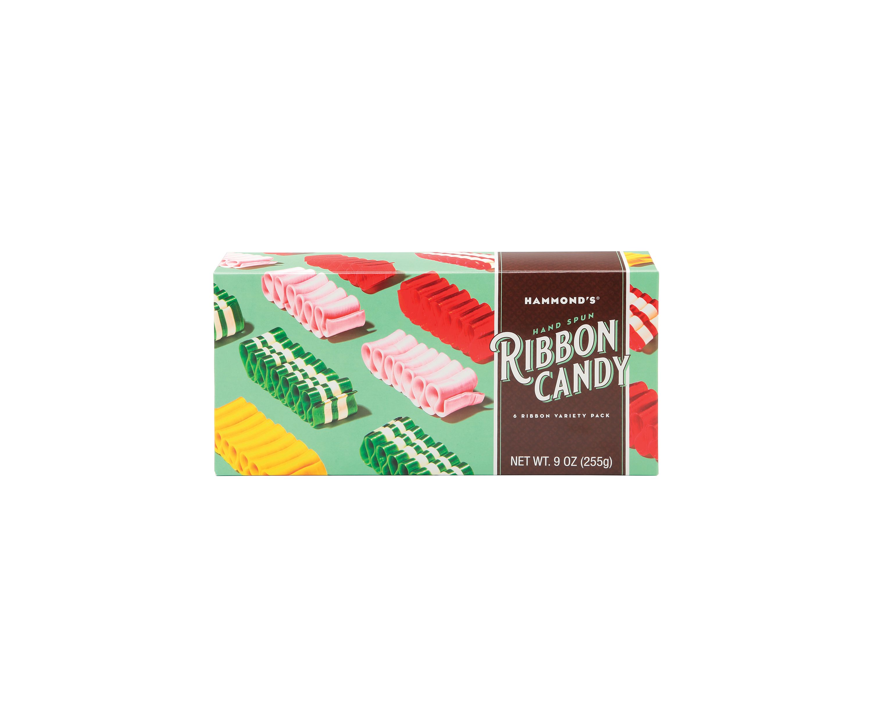Ribbon Candy Christmas Gift Box