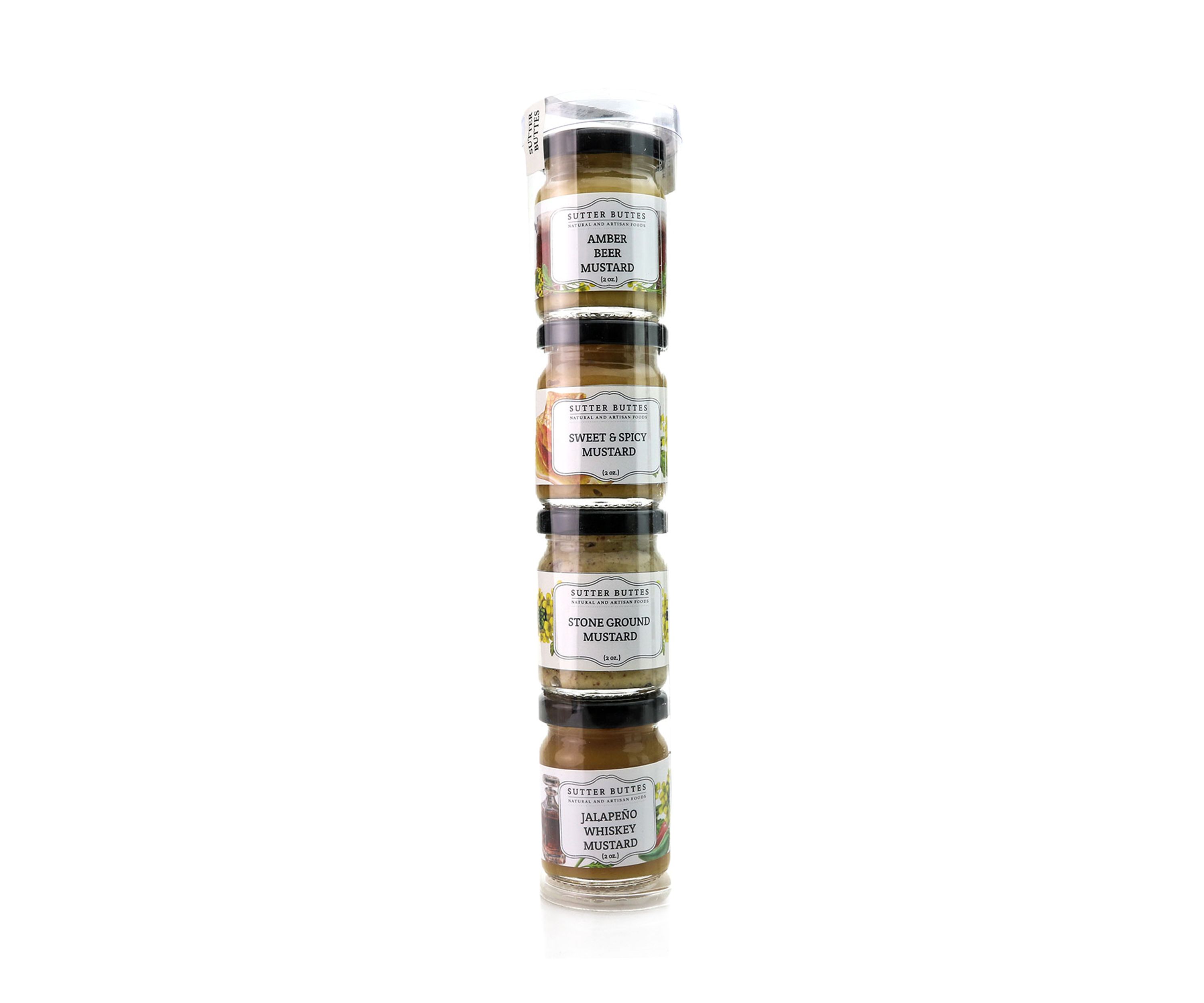 Mustard Variety 4-Piece Gift Tube