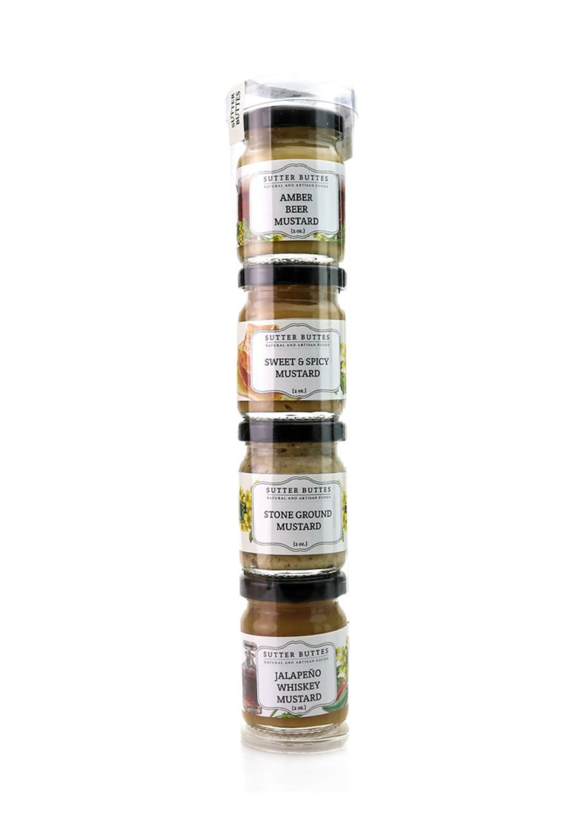 Mustard Variety 4-Piece Gift Tube