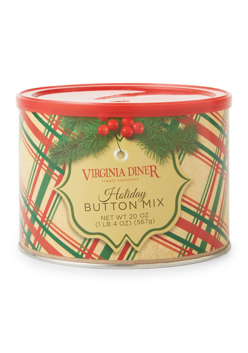 Holiday Plaid Button Mix 18 oz