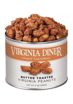 Virginia Diner Butter Toasted Peanuts, 9 Ounces