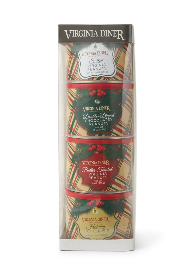 Holiday Plaid Tower 4 Pack