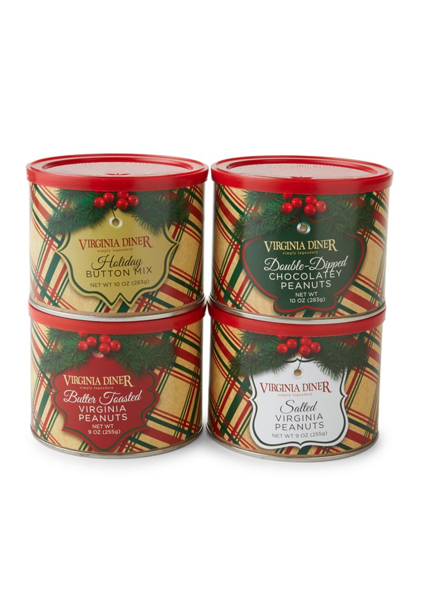 Holiday Plaid Tower 4 Pack