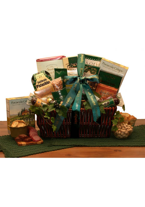 GBDS With Our Sincerest Sympathy Gift Basket