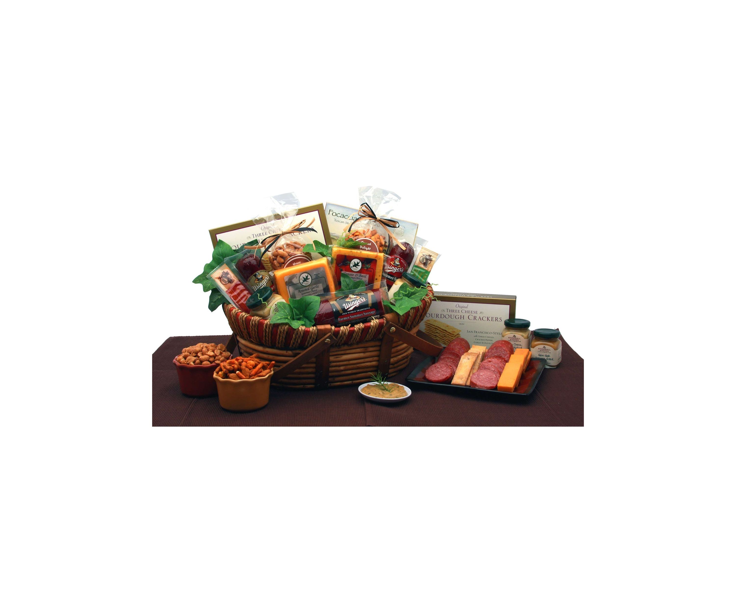 Savory Favorites Meat and Cheese Gift Basket