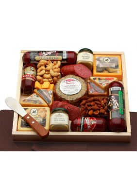 Deluxe Meat & Cheese Lovers Sampler Tray