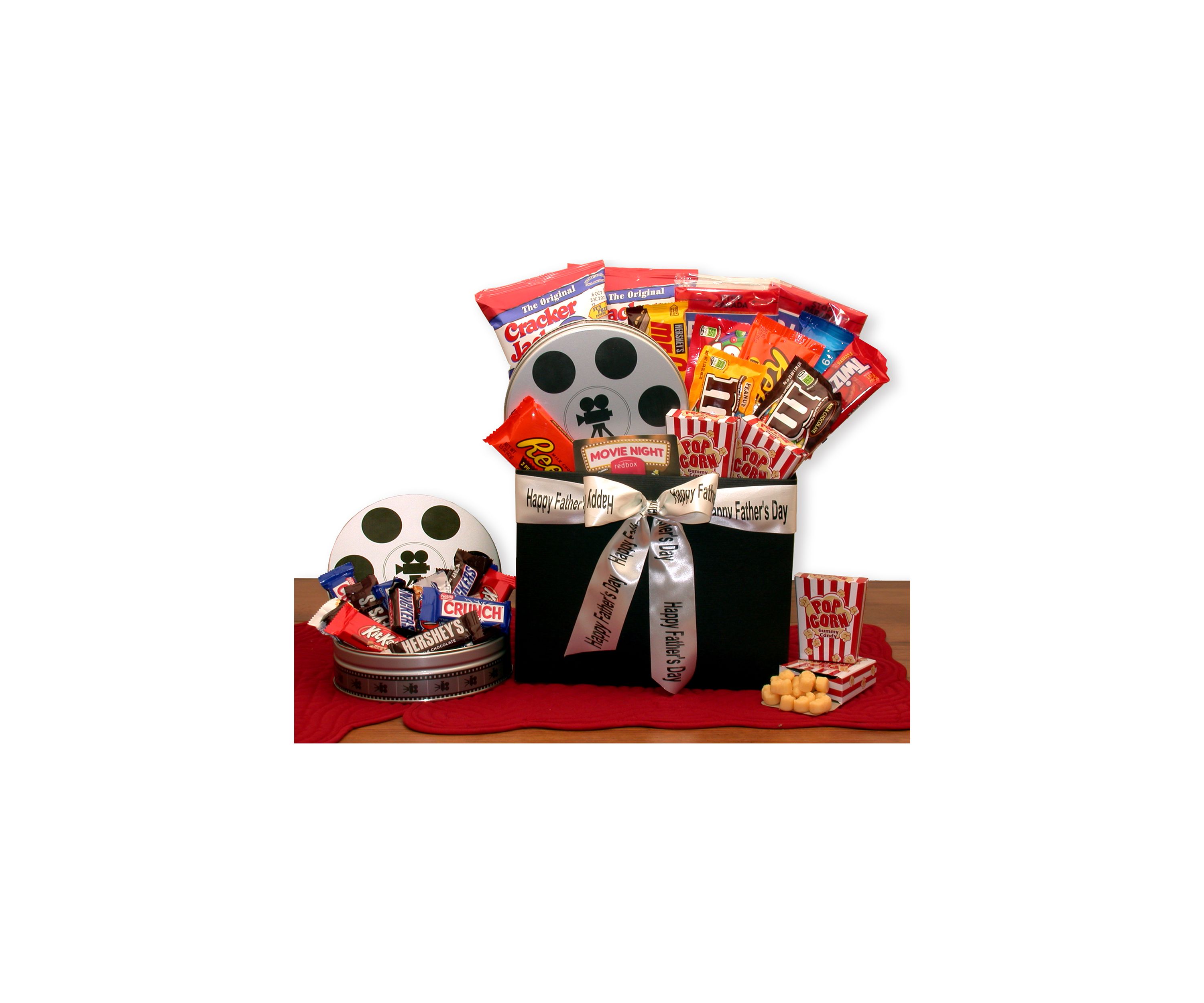 Fathers Day Movie Fest Gift Box w/ 10.00 Red Box Card