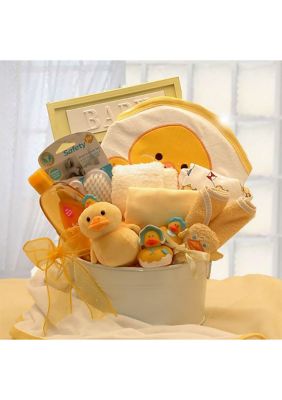 Bath Time Baby New Baby Basket Blue