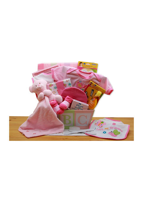 GBDS Easy as ABC New Baby Gift Basket