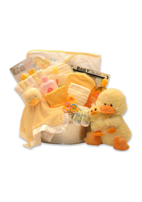 GBDS Bath Time Baby New Baby Basket-Yellow