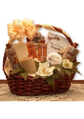 Vanilla Luxuries Bath and Body Basket