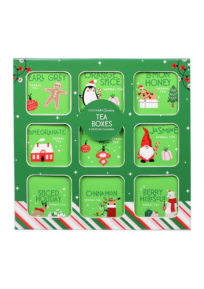 Assorted Tea Set of 9 Tea Mixes