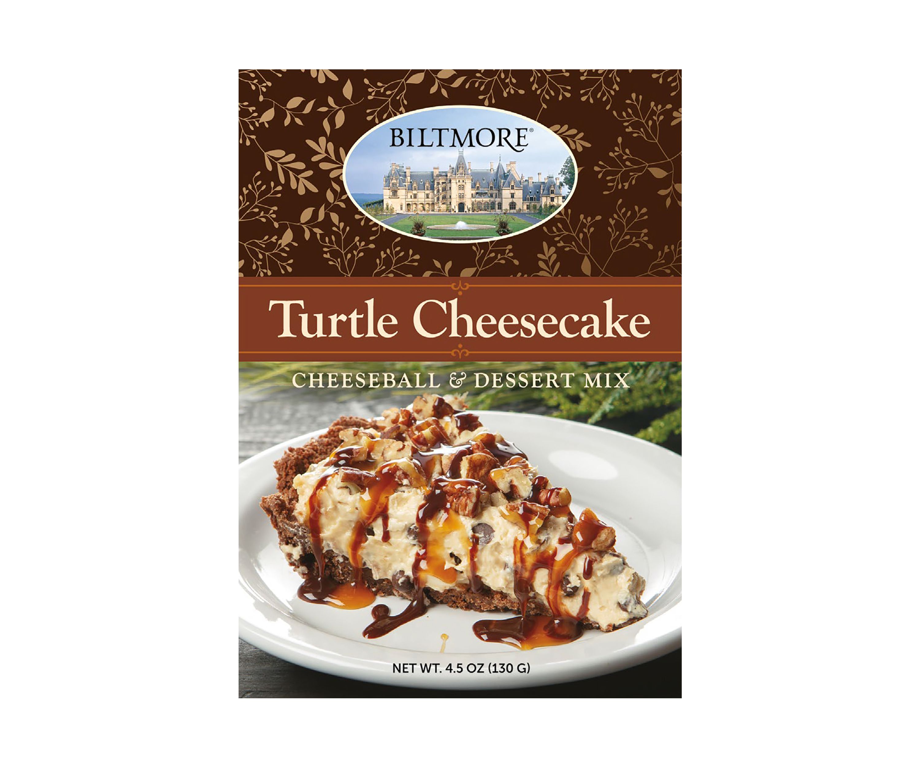 Turtle Cheesecake Cheeseball and Dessert Mix