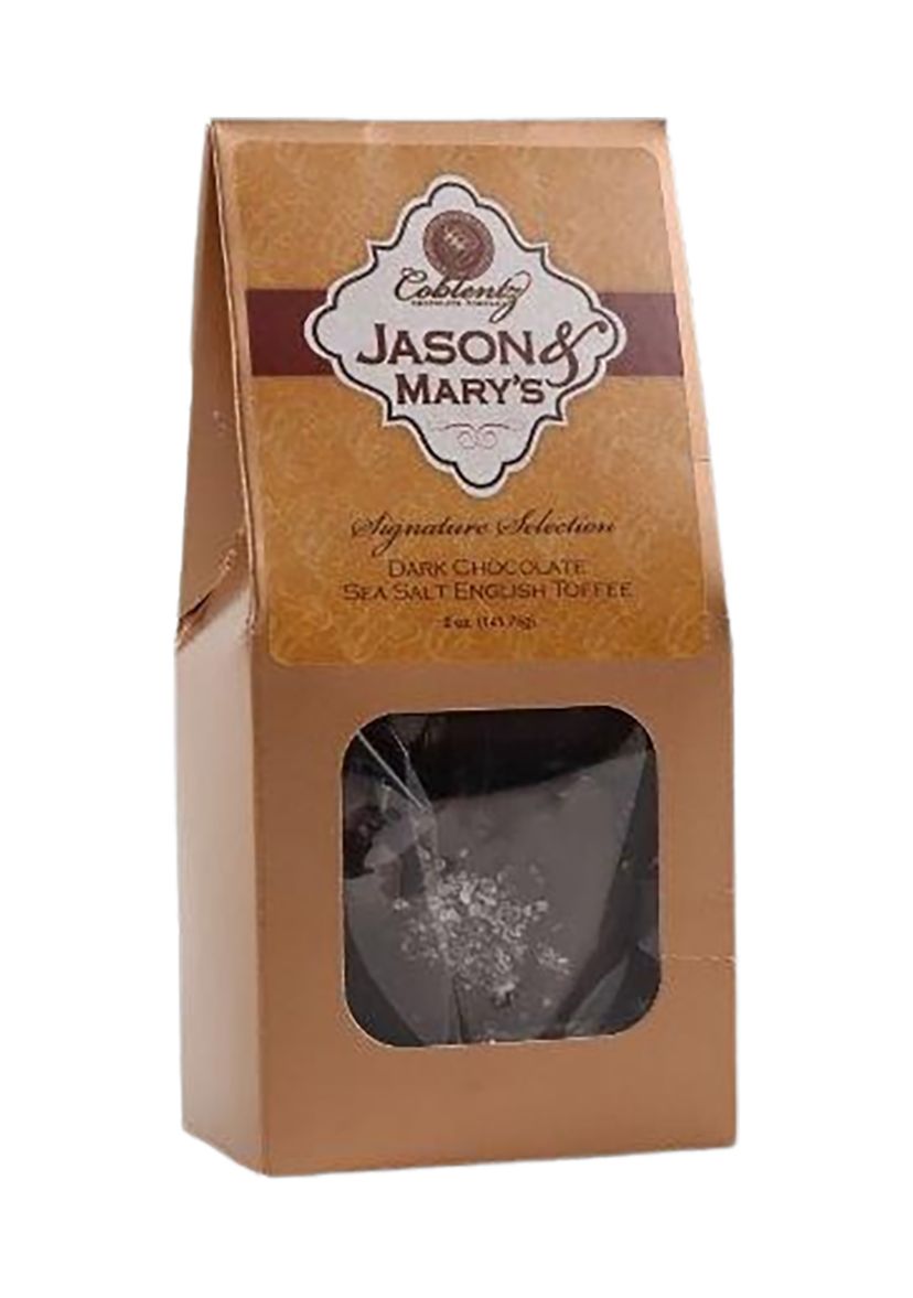 5 Ounce Sea Salt English Toffee Dark Chocolate 