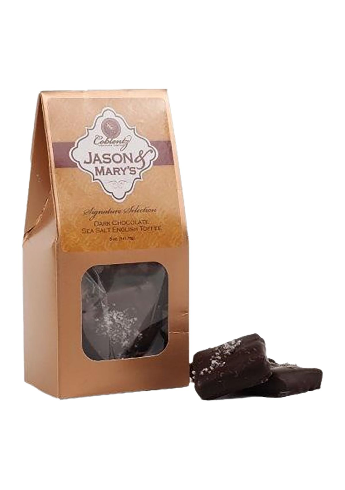 5 Ounce Sea Salt English Toffee Dark Chocolate 