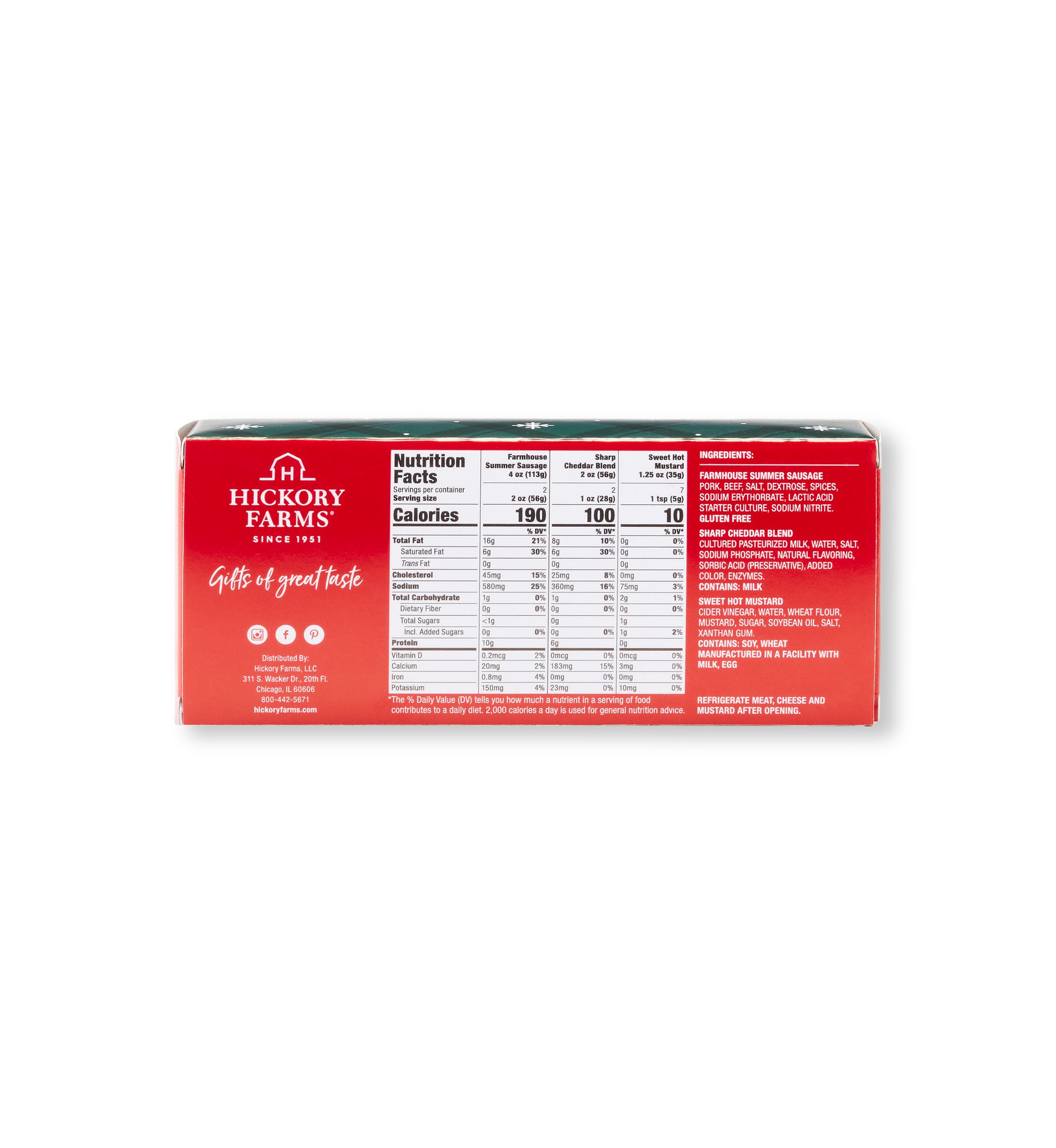 Classic Stocking Stuffer Sausage & Cheese Set